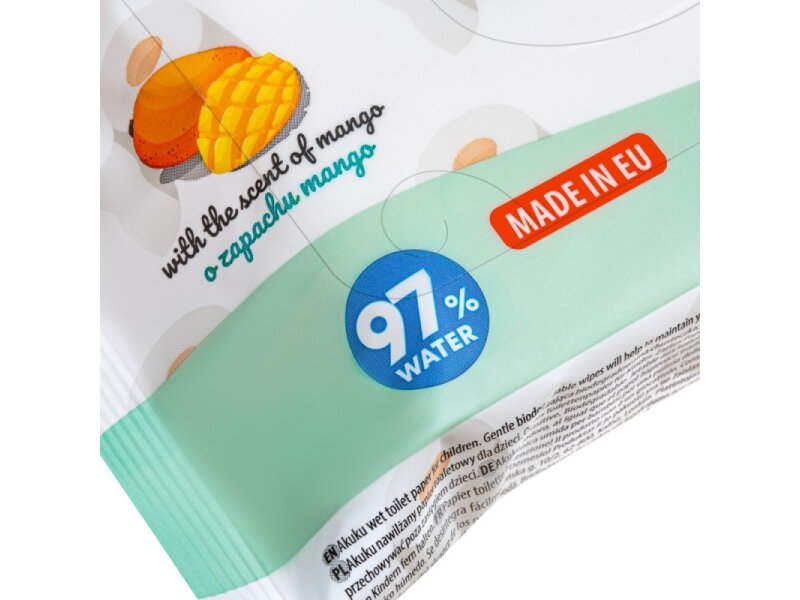 Akuku Wet toilet paperwipes 50pcs A0030 1