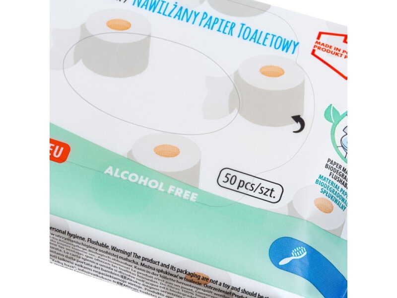 Akuku Wet toilet paperwipes 50pcs A0030 2