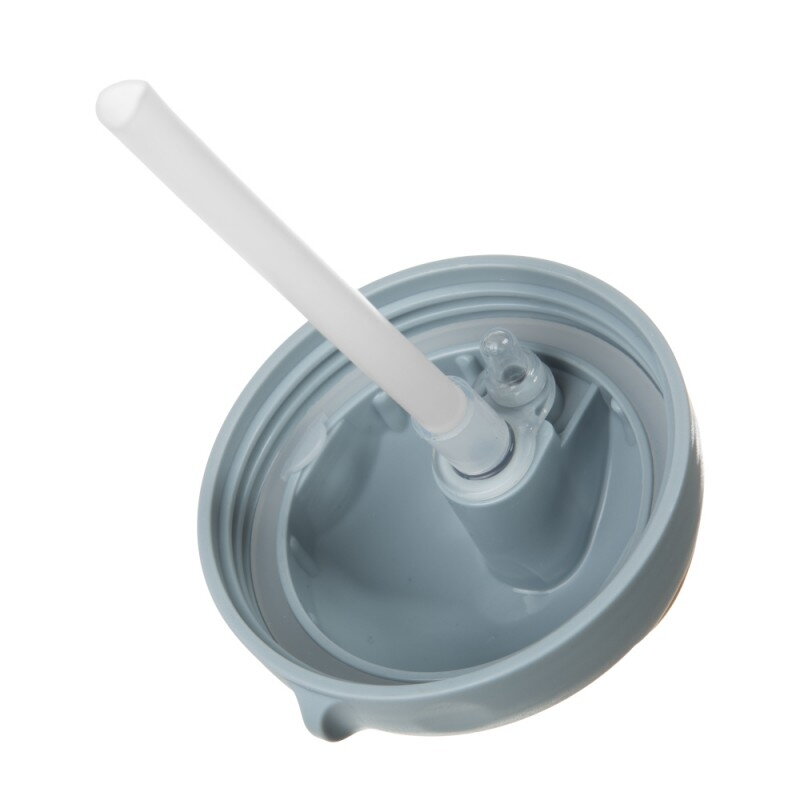 Akuku puodelis su šiaudeliu 290ml pilkas meška A0203 3 Akuku puodelis su šiaudeliu 290ml pilkas meška A0203 3
