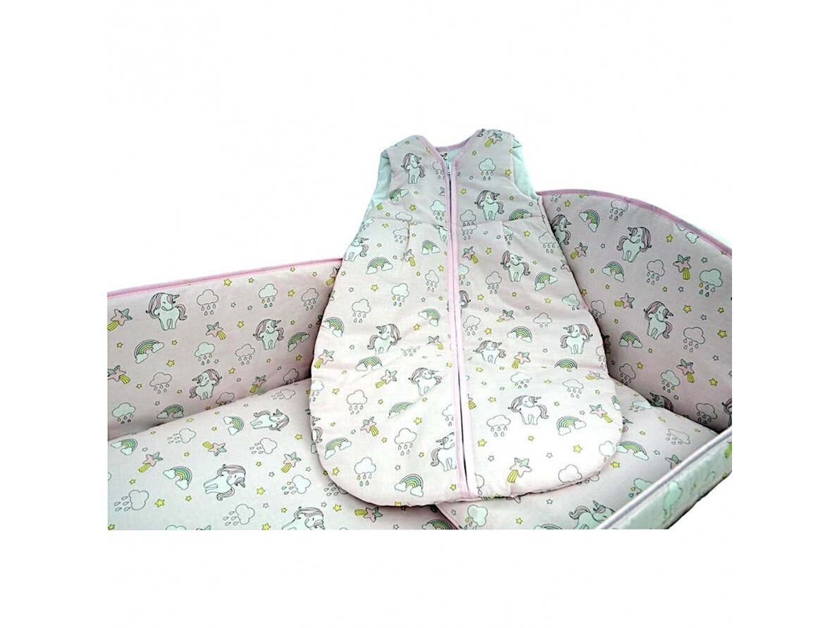 Ankras sleeping bag for babies 68-74 unicorn pink Ankras sleeping bag for babies 68-74 unicorn pink