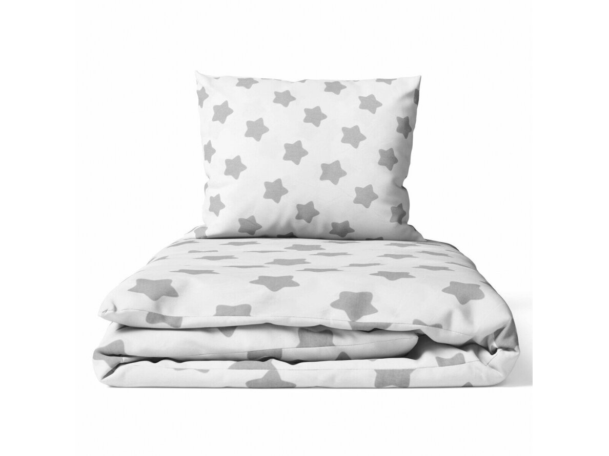 Ankras 2pcs bedding set 35/100 40/60 grey stars white Ankras 2pcs bedding set 35/100 40/60 grey stars white