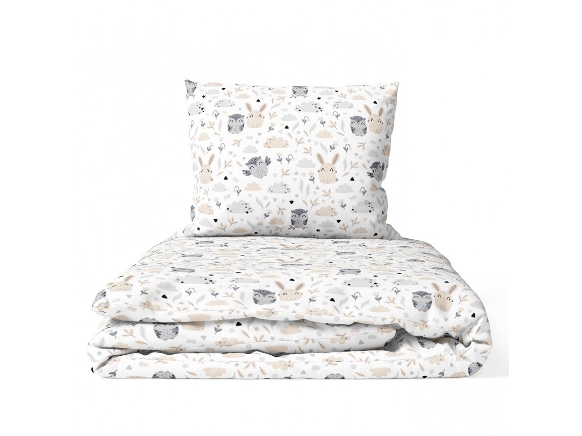 Ankras 2pcs bedding set 35/100 40/60 rabbit owl