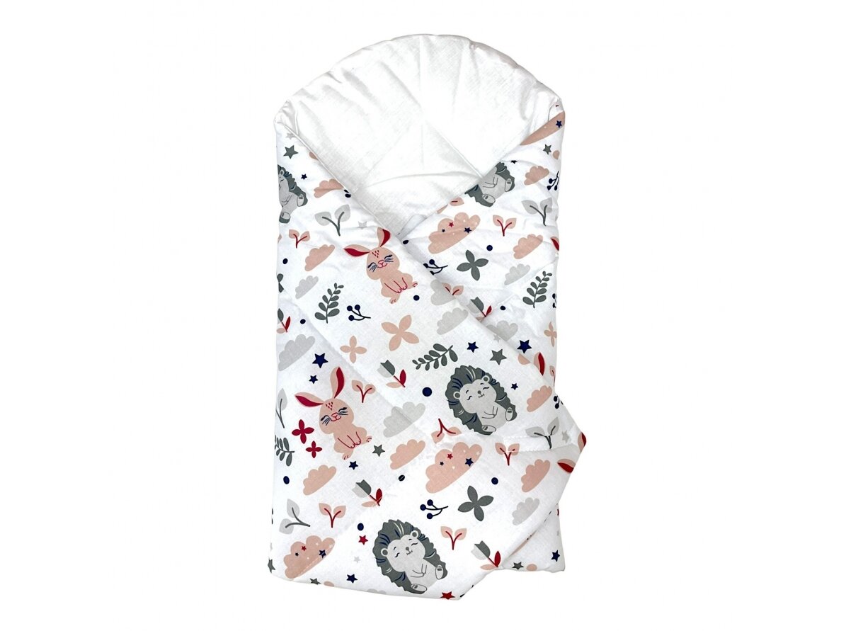 Wrap blanket 80/80 hedgehog pink Wrap blanket 80/80 hedgehog pink