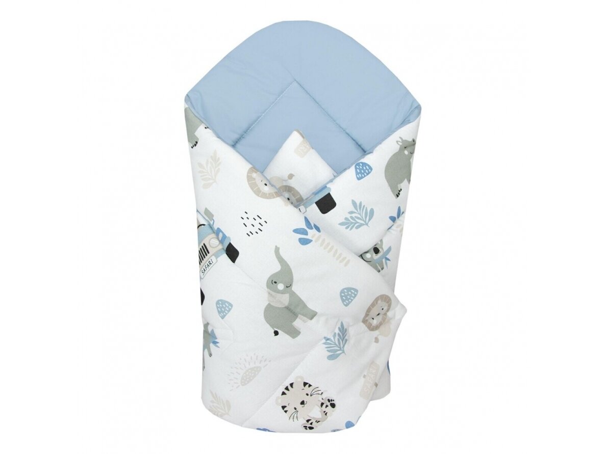 Ankras wrap blanket 80/80 zoo blue Ankras wrap blanket 80/80 zoo blue