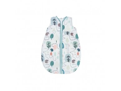 Ankras sleeping bag for babies 68-74 hedgehog path green Ankras sleeping bag for babies 68-74 hedgehog path green