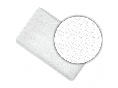 Ankras bed sheet with elastic band 160x80 constellation white Ankras bed sheet with elastic band 160x80 constellation white