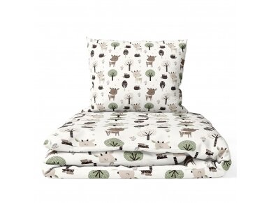 Ankras 2pcs bedding set 35/100 40/60 deer forest Ankras 2pcs bedding set 35/100 40/60 deer forest