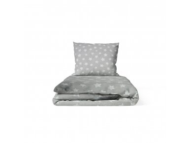 Ankras 2pcs bedding set 35/100 40/60 stars grey Ankras 2pcs bedding set 35/100 40/60 stars grey