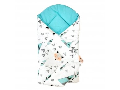 Wrap blanket 80/80 fox mint Wrap blanket 80/80 fox mint
