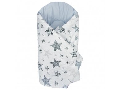 Wrap blanket 80/80 stars large white Wrap blanket 80/80 stars large white