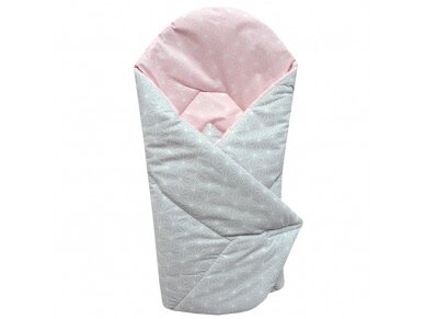 Ankras wrap blanket 80/80 diamonds grey pink Ankras wrap blanket 80/80 diamonds grey pink