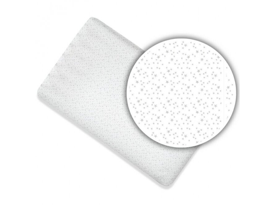 Ankras bed sheet with elastic band 160x80 constellation white