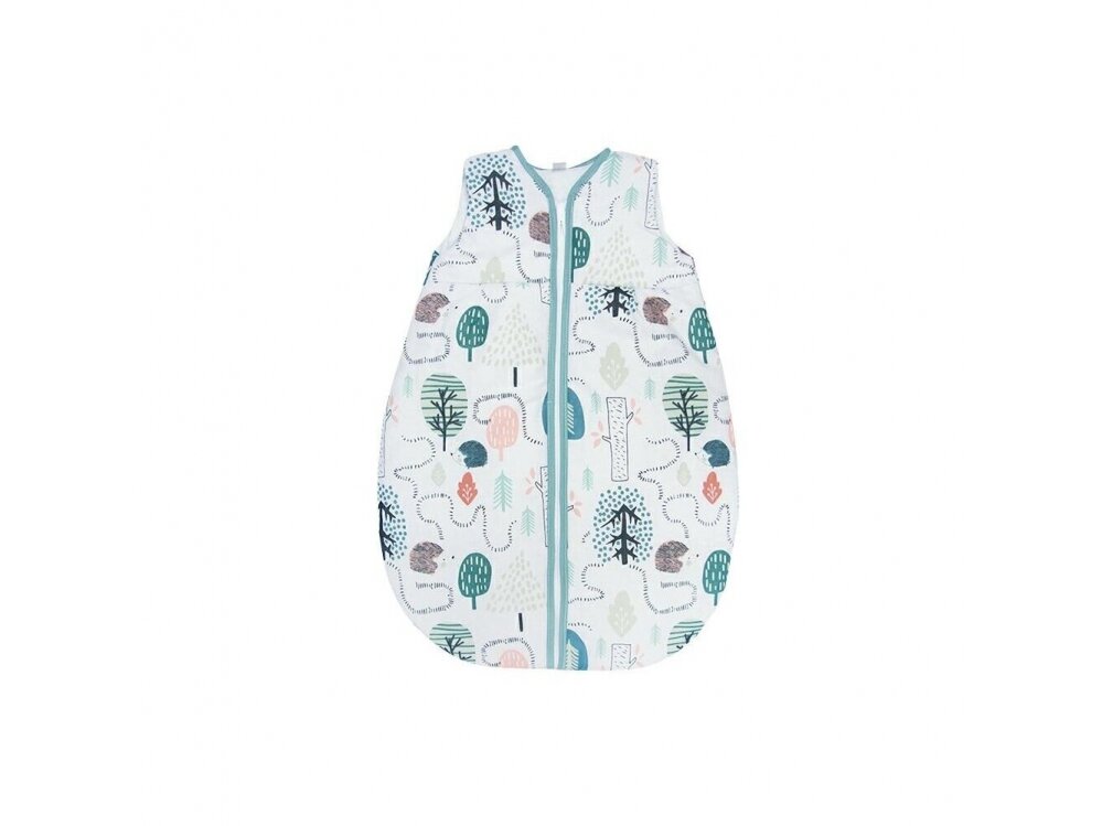 Ankras sleeping bag for babies 68-74 hedgehog path green Ankras sleeping bag for babies 68-74 hedgehog path green