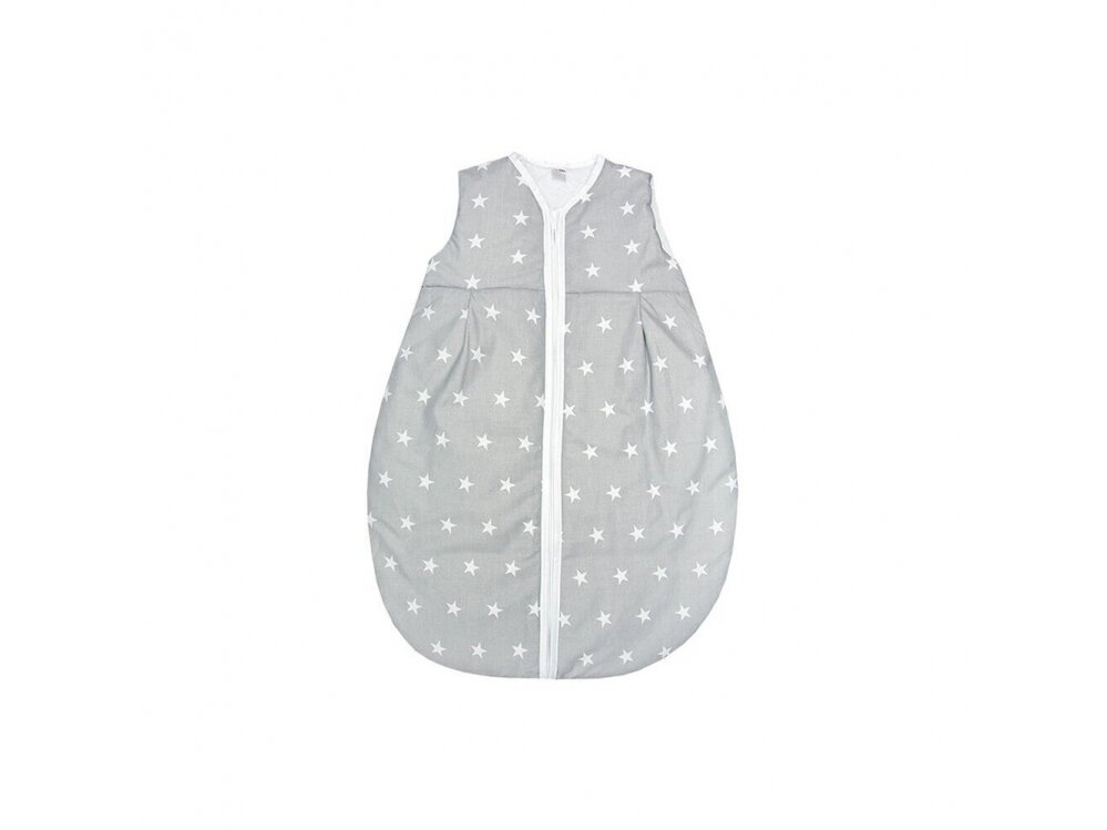 Ankras sleeping bag for babies 68-74 stars midi grey