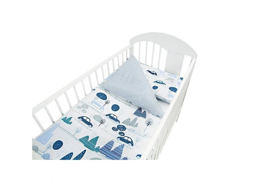 Ankras 2pcs bedding set 35/100 40/60 cars white Ankras 2pcs bedding set 35/100 40/60 cars white