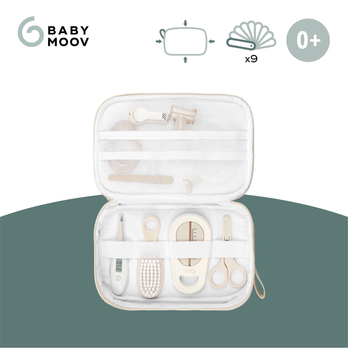 Babymoov kūdikio priežiūros rinkinys 9 aksesuarai Sand A032008 1 Babymoov kūdikio priežiūros rinkinys 9 aksesuarai Sand A032008 1