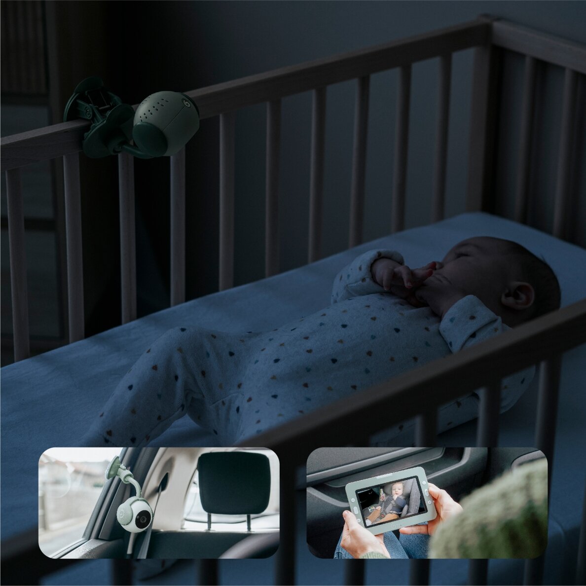 Babymoov mobili video auklė kūdikiui 5’’ YOO Go + HD A014433 4 Babymoov mobili video auklė kūdikiui 5’’ YOO Go + HD A014433 4