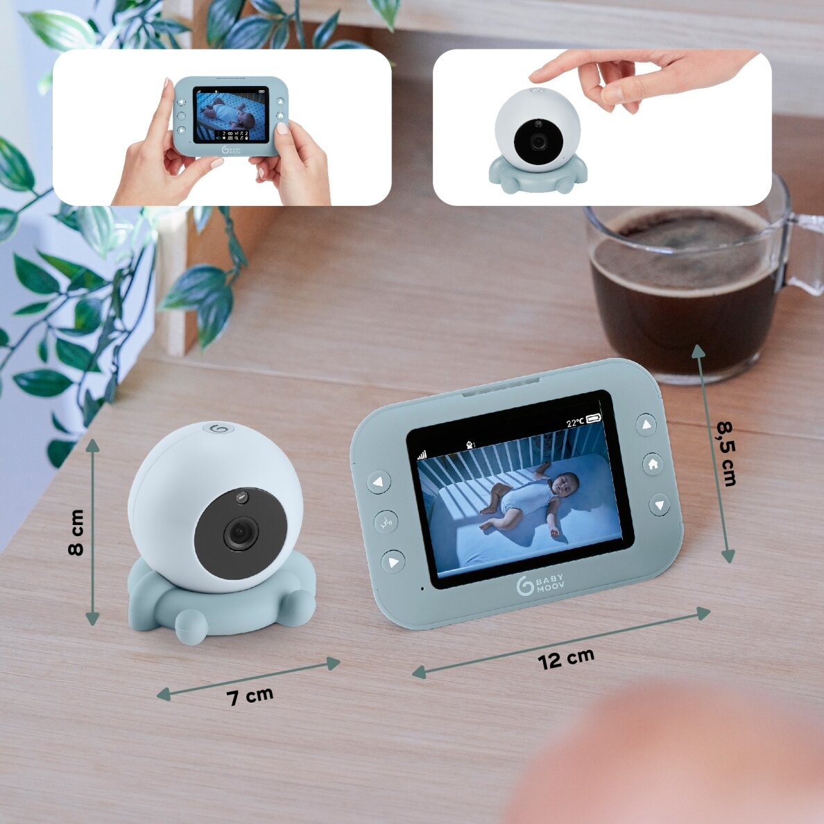 Babymoov mobili video auklė kūdikiui 3,5’’ YOO Roll A014431 4 Babymoov mobili video auklė kūdikiui 3,5’’ YOO Roll A014431 4