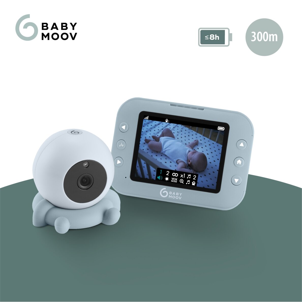 Babymoov mobili video auklė kūdikiui 3,5’’ YOO Roll A014431 1 Babymoov mobili video auklė kūdikiui 3,5’’ YOO Roll A014431 1