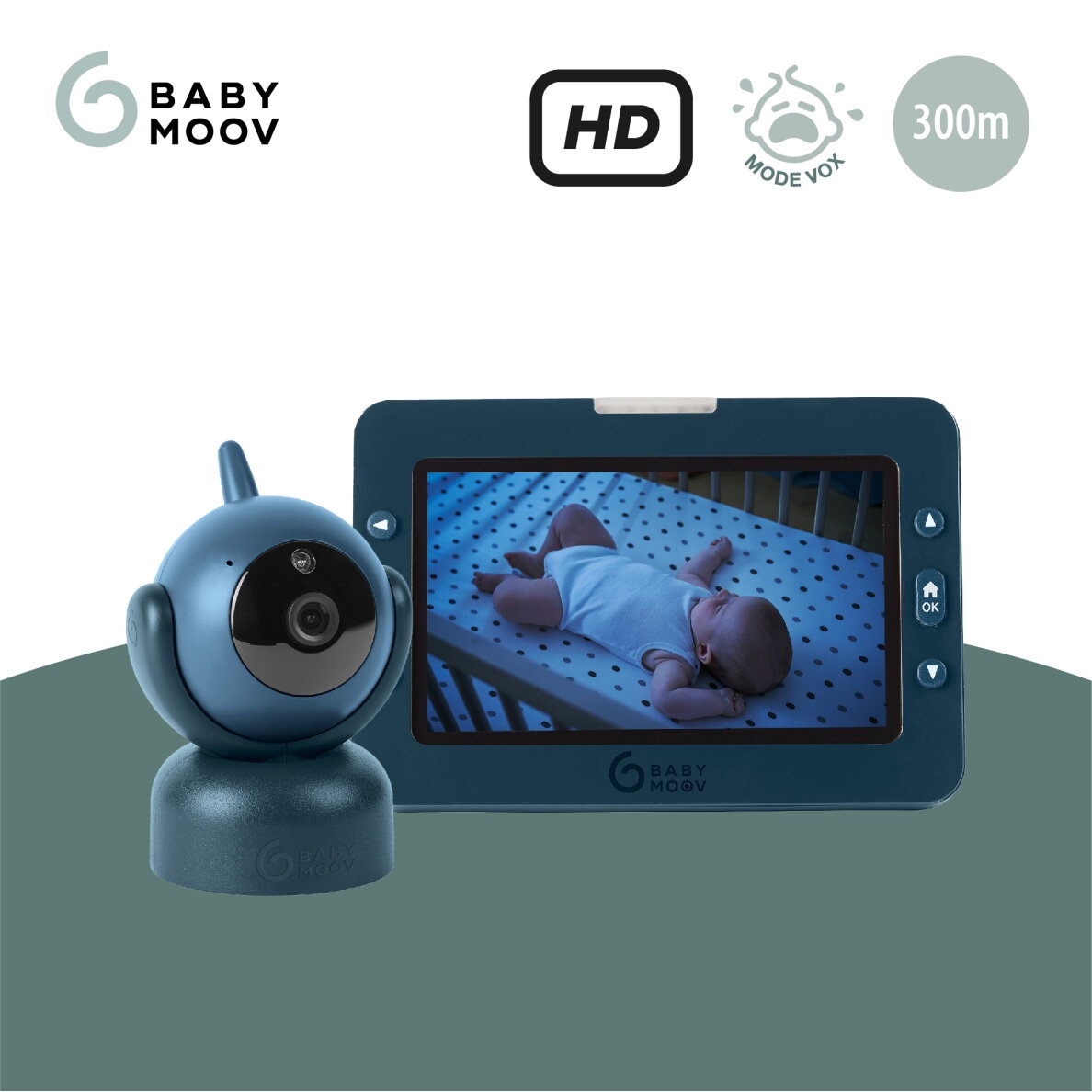 Babymoov mobili video auklė kūdikiui sukasi pasikreipia 5’’ YOO MASTER + HD A014435 1 Babymoov mobili video auklė kūdikiui sukasi pasikreipia 5’’ YOO MASTER + HD A014435 1