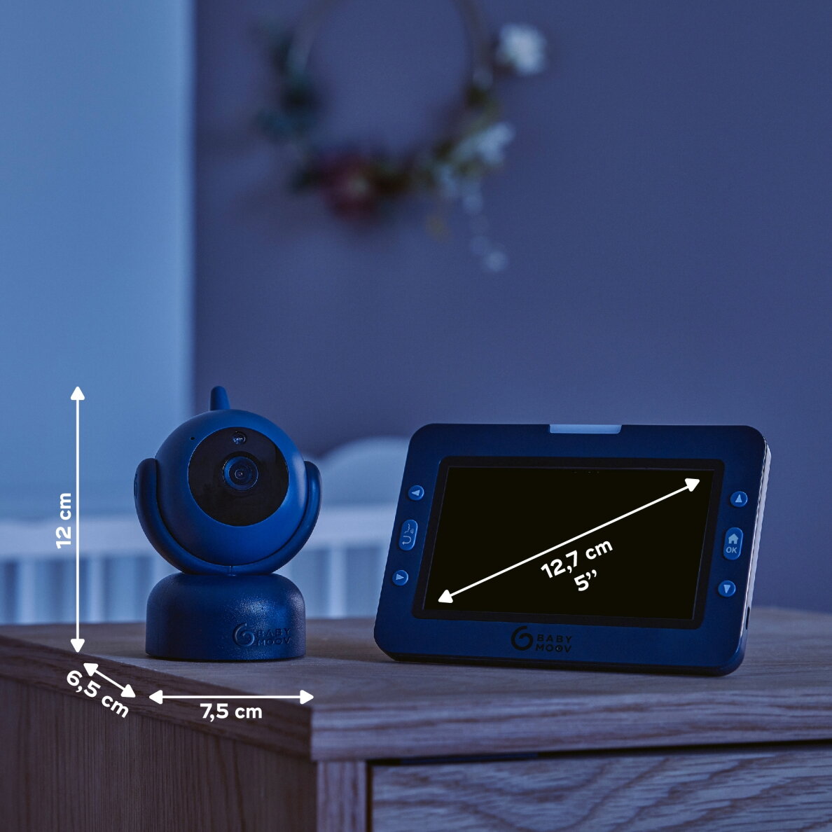 Babymoov mobili video auklė kūdikiui sukasi pasikreipia 5’’ YOO MASTER + HD A014435 5 Babymoov mobili video auklė kūdikiui sukasi pasikreipia 5’’ YOO MASTER + HD A014435 5
