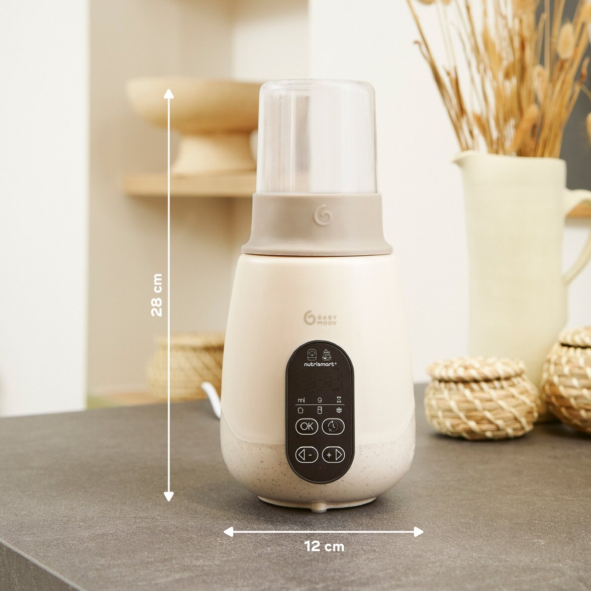 Babymoov šildytuvas sterilizatorius kūdikių buteliukams automobiliui NutriSmart+ A002034 5