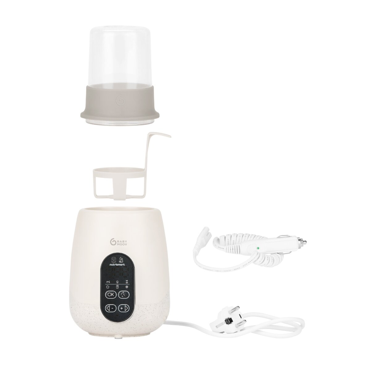 Babymoov šildytuvas sterilizatorius kūdikių buteliukams automobiliui NutriSmart+ A002034 2