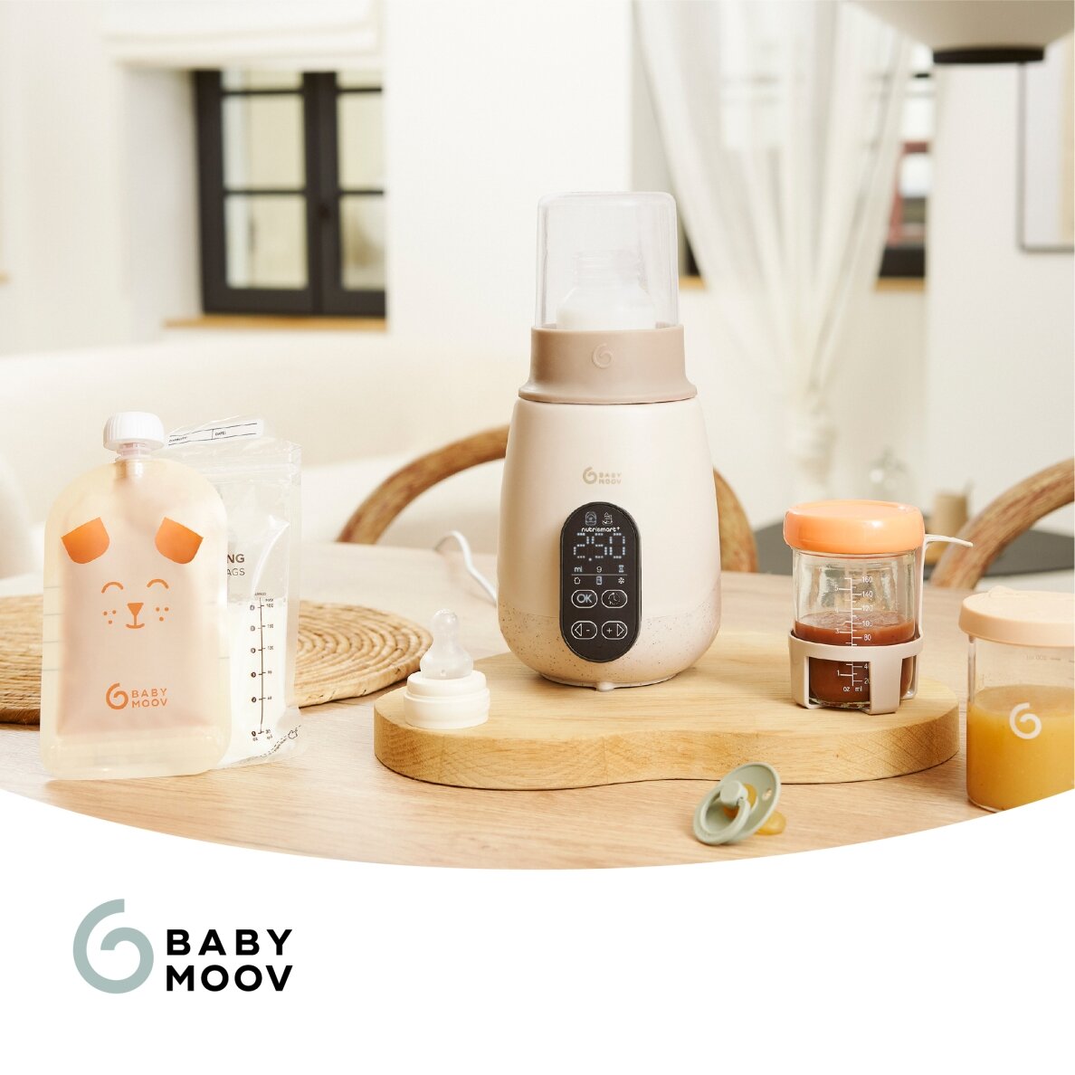 Babymoov šildytuvas sterilizatorius kūdikių buteliukams automobiliui NutriSmart+ A002034 6