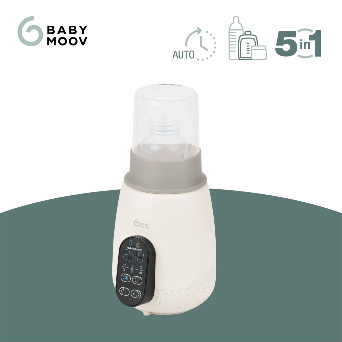 Babymoov šildytuvas sterilizatorius kūdikių buteliukams automobiliui NutriSmart+ A002034 1