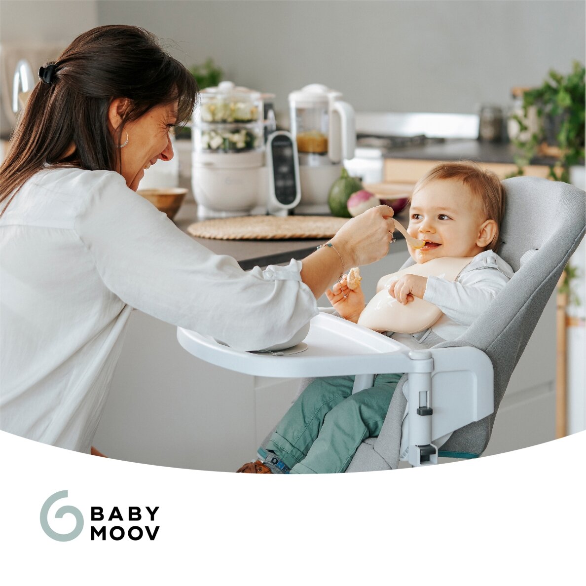 Babymoov trintuvas garintuvas Nutribaby + 6/1 kreminis A001135 6