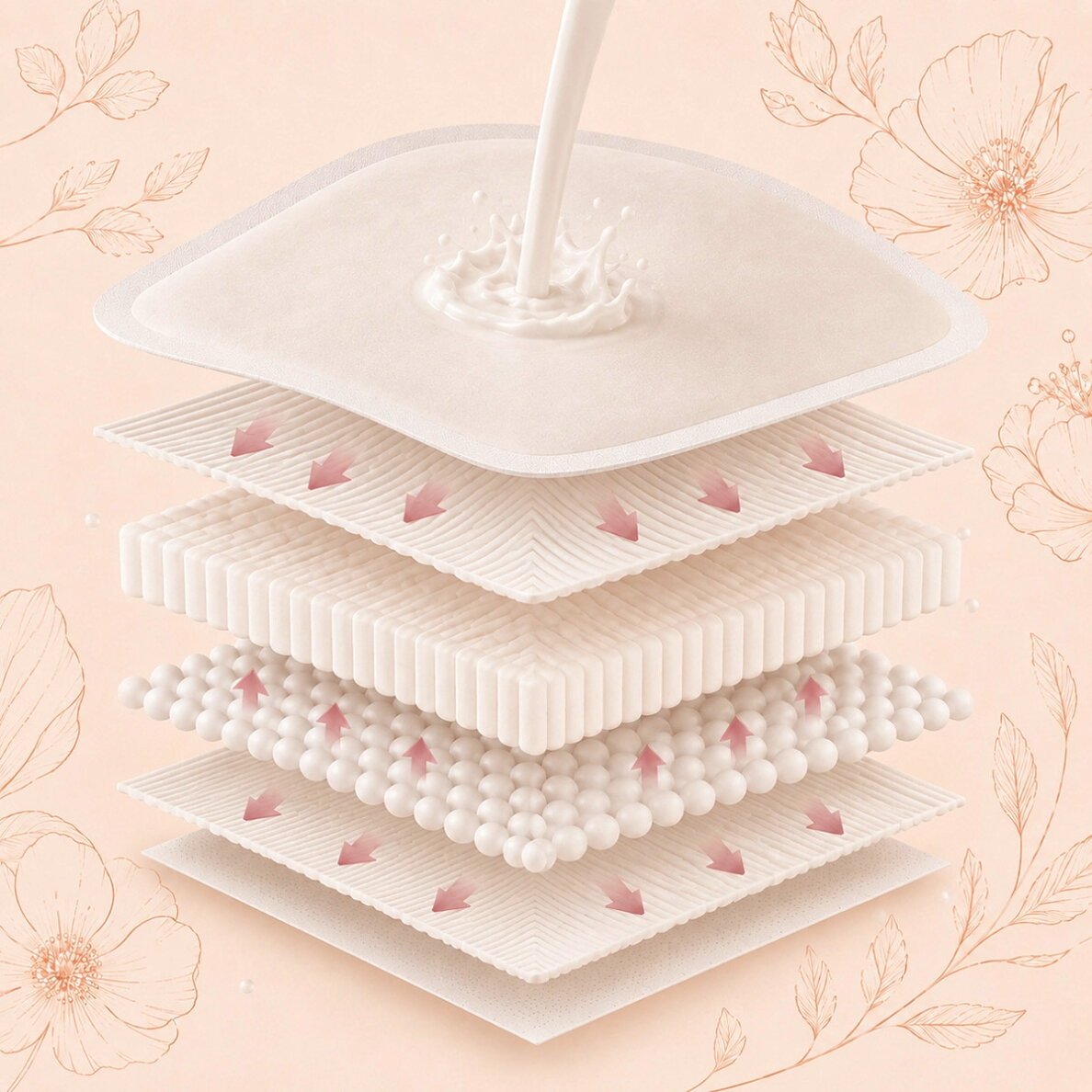 Babyono įdėklai į liemenėlę CLASSIC 140vnt 1704/140 3