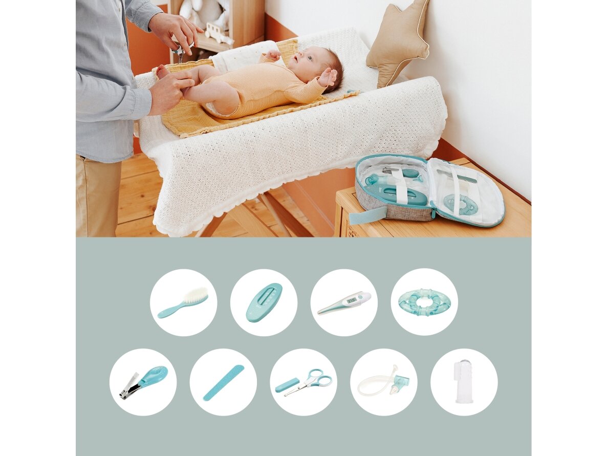 Babymoov Baby Grooming Set Aqua - 9 accessories A032002 2 Babymoov Baby Grooming Set Aqua - 9 accessories A032002 2