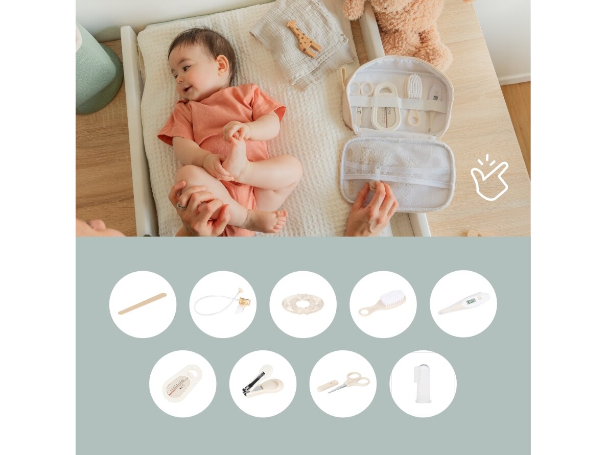 Babymoov Baby Grooming Set Sand - 9 accessories A032008 2 Babymoov Baby Grooming Set Sand - 9 accessories A032008 2