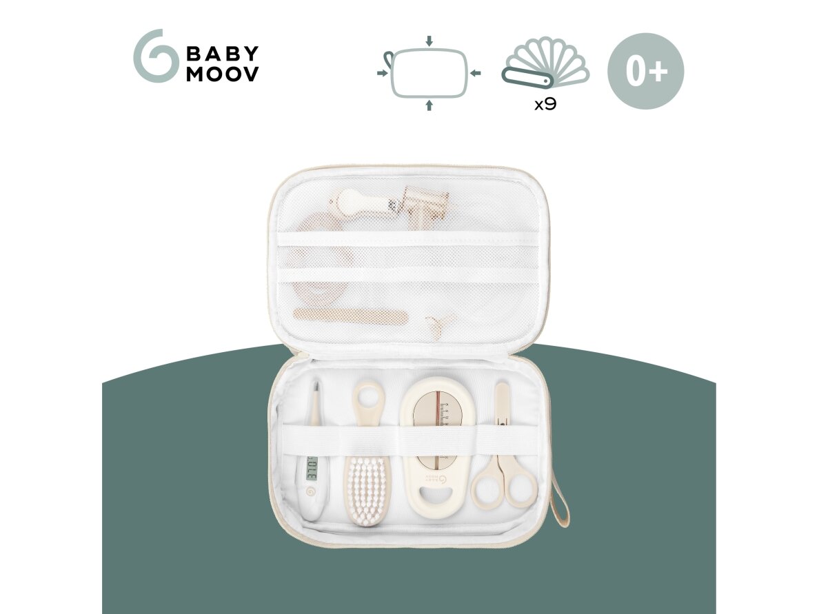 Babymoov Baby Grooming Set Sand - 9 accessories A032008 1 Babymoov Baby Grooming Set Sand - 9 accessories A032008 1