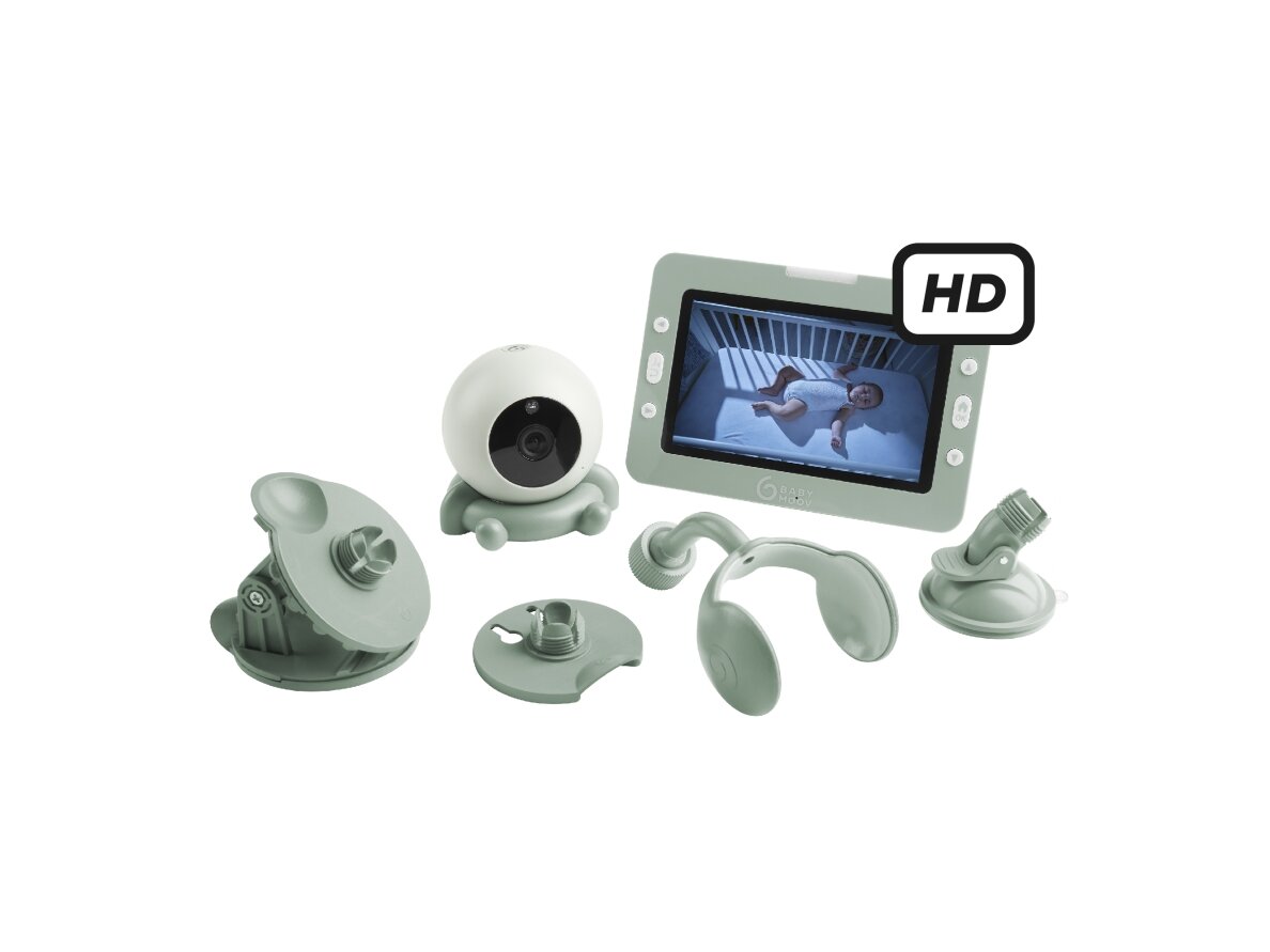 Babymoov YOO Go + HD Video Baby Monitor + 4 attachment accessories A014433 Babymoov YOO Go + HD Video Baby Monitor + 4 attachment accessories A014433