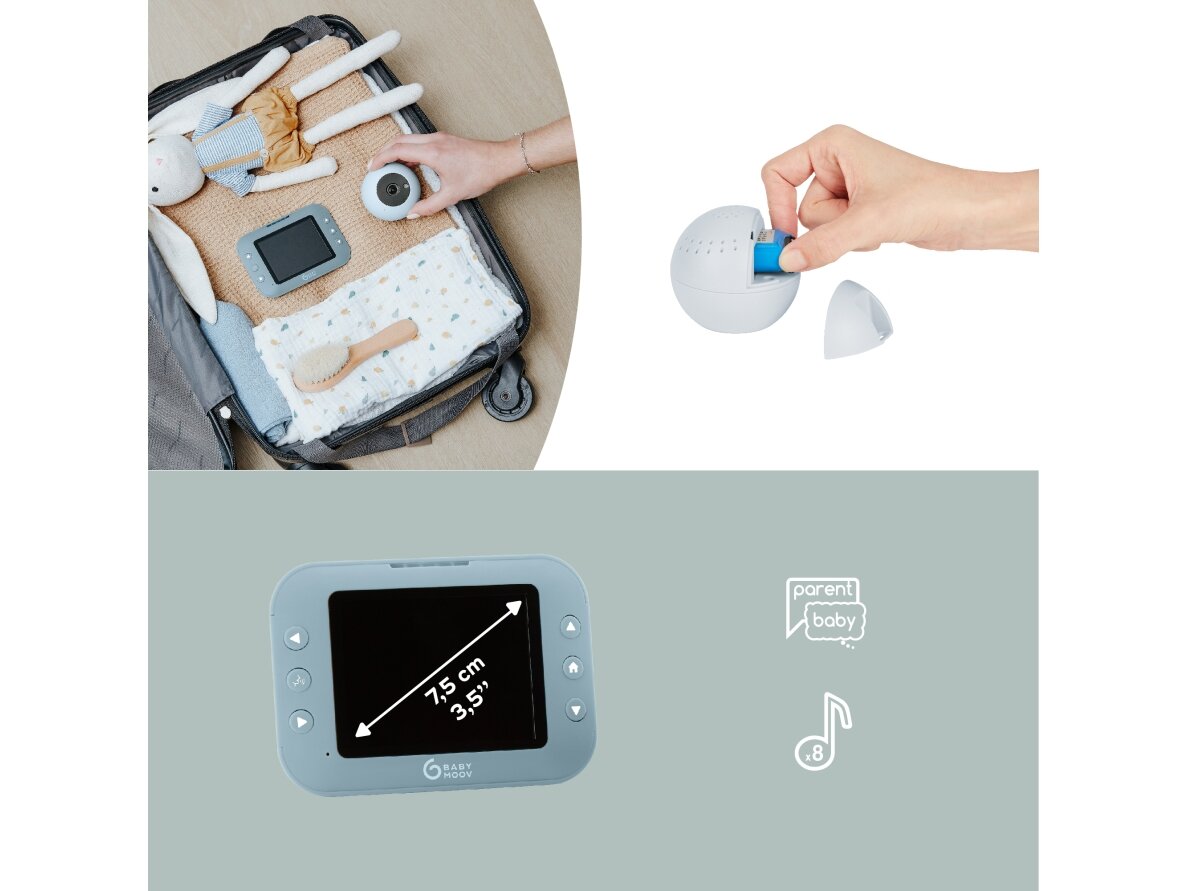 Babymoov YOO Roll Video Baby Monitor A014431 2