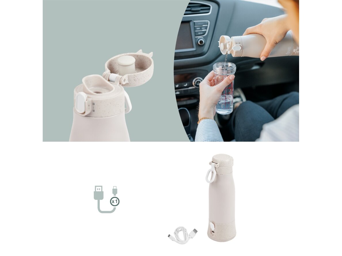 Babymoov Moov & Feed travel bottle warmer - Mineral Beige A002103 5 Babymoov Moov & Feed travel bottle warmer - Mineral Beige A002103 5