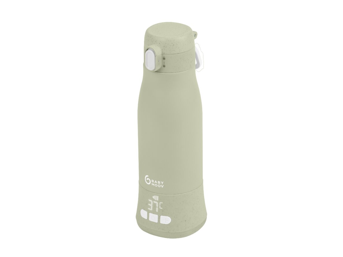 Babymoov Moov & Feed travel bottle warmer - Sage Green A002104 Babymoov Moov & Feed travel bottle warmer - Sage Green A002104