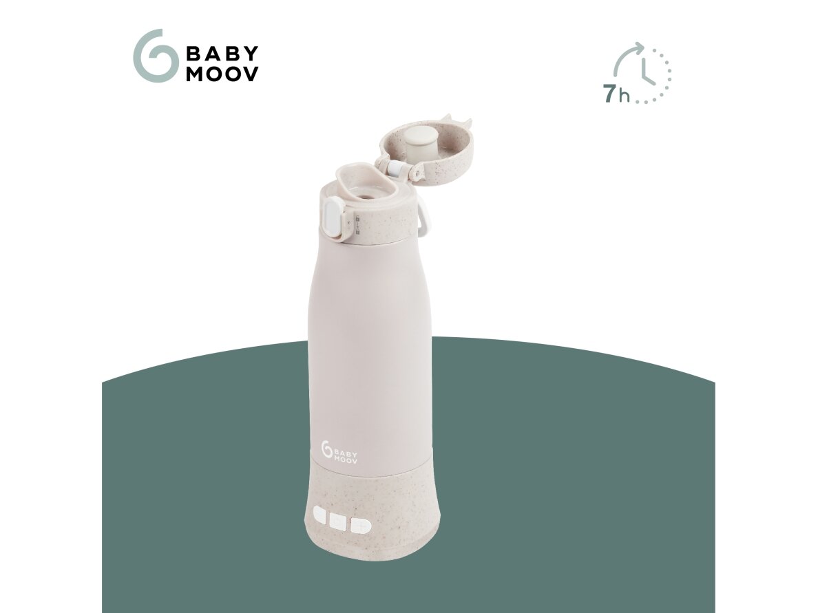 Babymoov Moov & Feed travel bottle warmer - Mineral Beige A002103 1