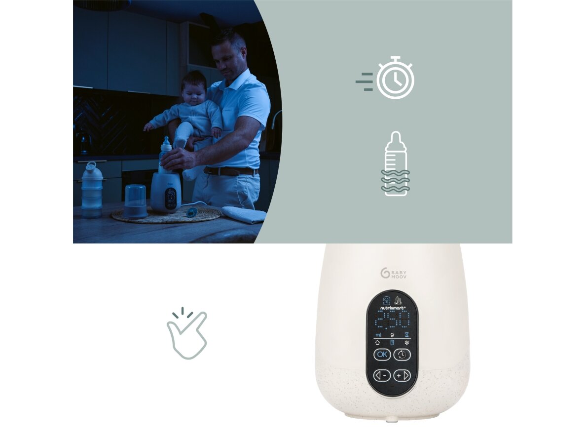 Babymoov NutriSmart+ bottle warmer and steriliser A002034 3 Babymoov NutriSmart+ bottle warmer and steriliser A002034 3