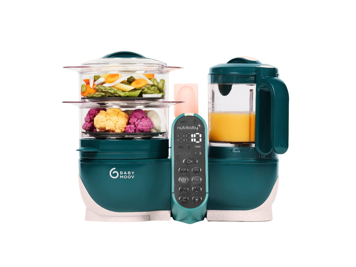 Babymoov Nutribaby + 6-in-1 multi-purpose baby food processor - Opal Green A001136 Babymoov Nutribaby + 6-in-1 multi-purpose baby food processor - Opal Green A001136