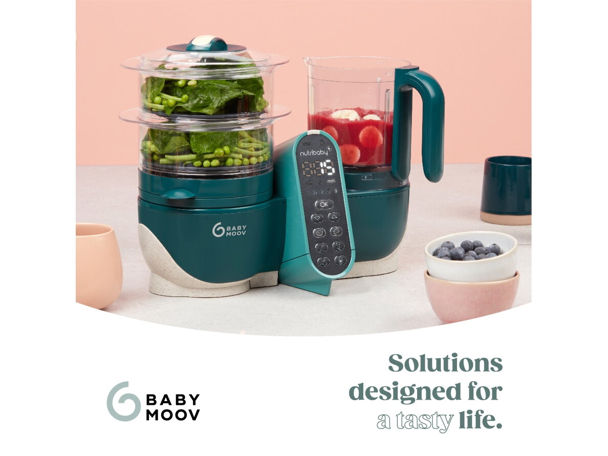 Babymoov Nutribaby + 6-in-1 multi-purpose baby food processor - Opal Green A001136 8 Babymoov Nutribaby + 6-in-1 multi-purpose baby food processor - Opal Green A001136 8