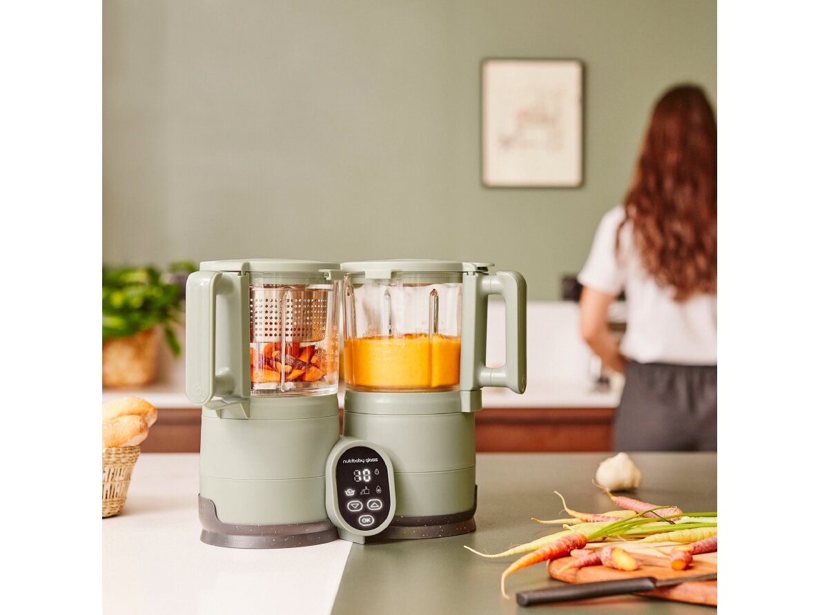 Babymoov Nutribaby Glass multifunction glass baby food maker - Celadon Green A001138 4