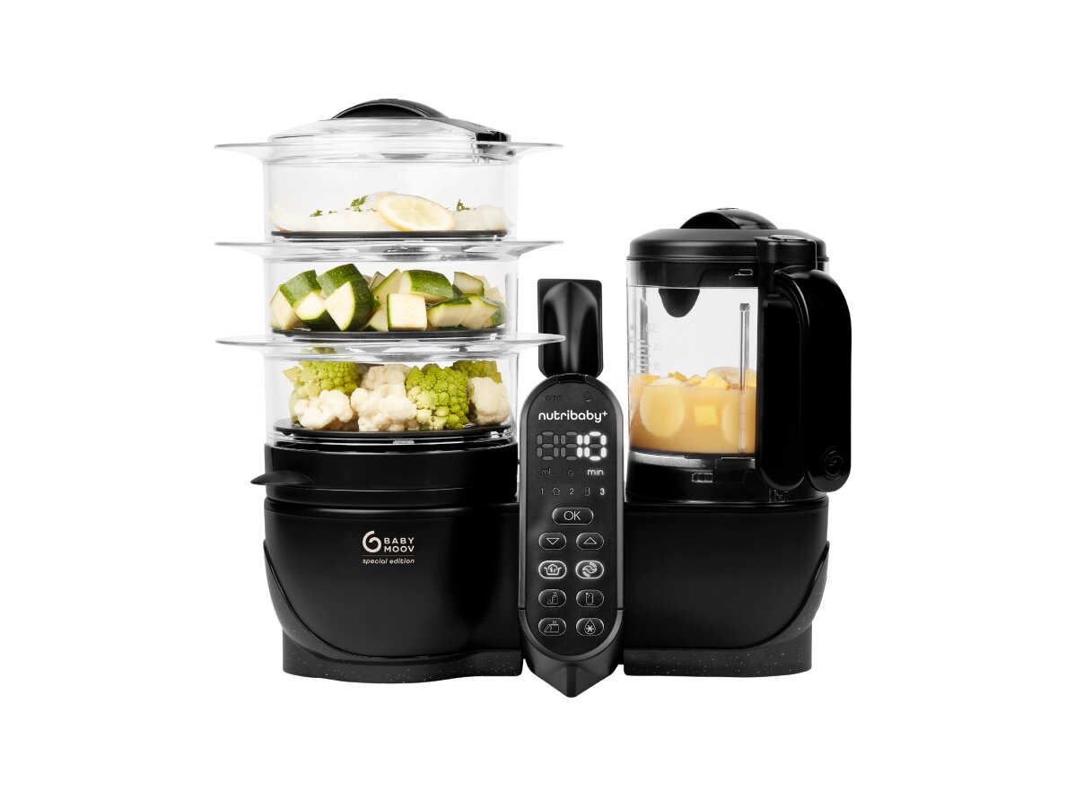Babymoov Nutribaby + XL Large capacity multi-purpose food processor - Mineral Black A001140 Babymoov Nutribaby + XL Large capacity multi-purpose food processor - Mineral Black A001140