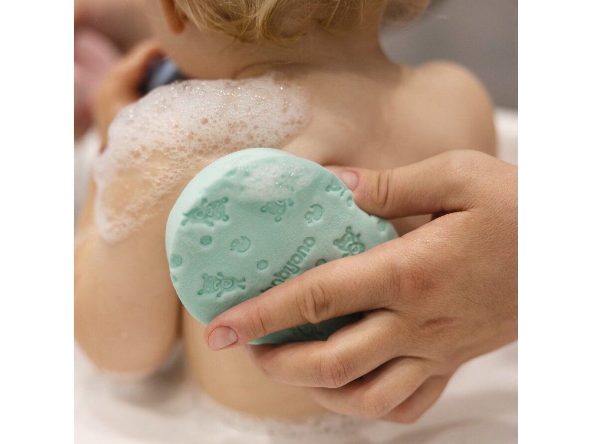 Babyono baby bath sponge mint 1640/03 2 Babyono baby bath sponge mint 1640/03 2