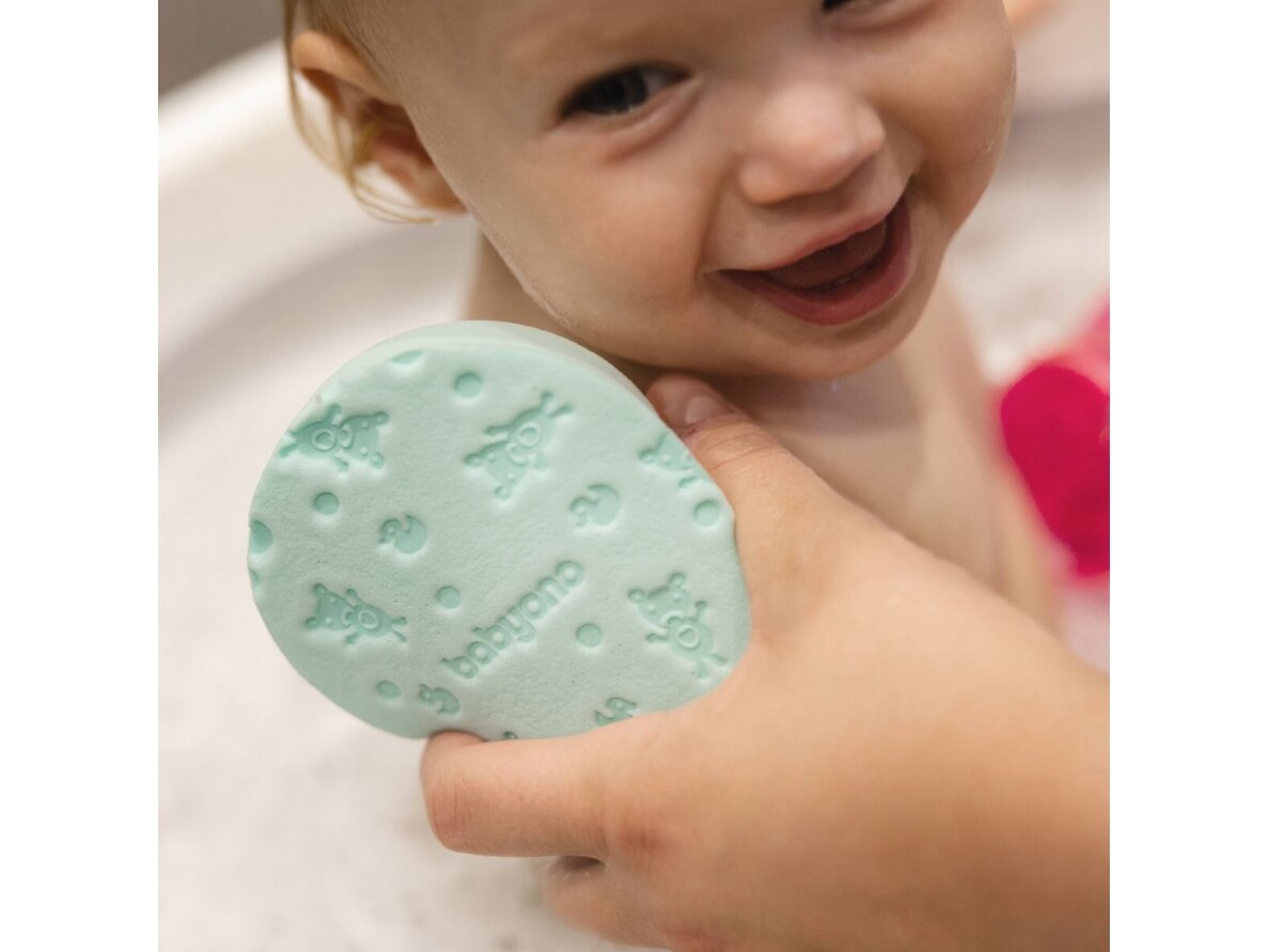 Babyono baby bath sponge mint 1640/03 4 Babyono baby bath sponge mint 1640/03 4