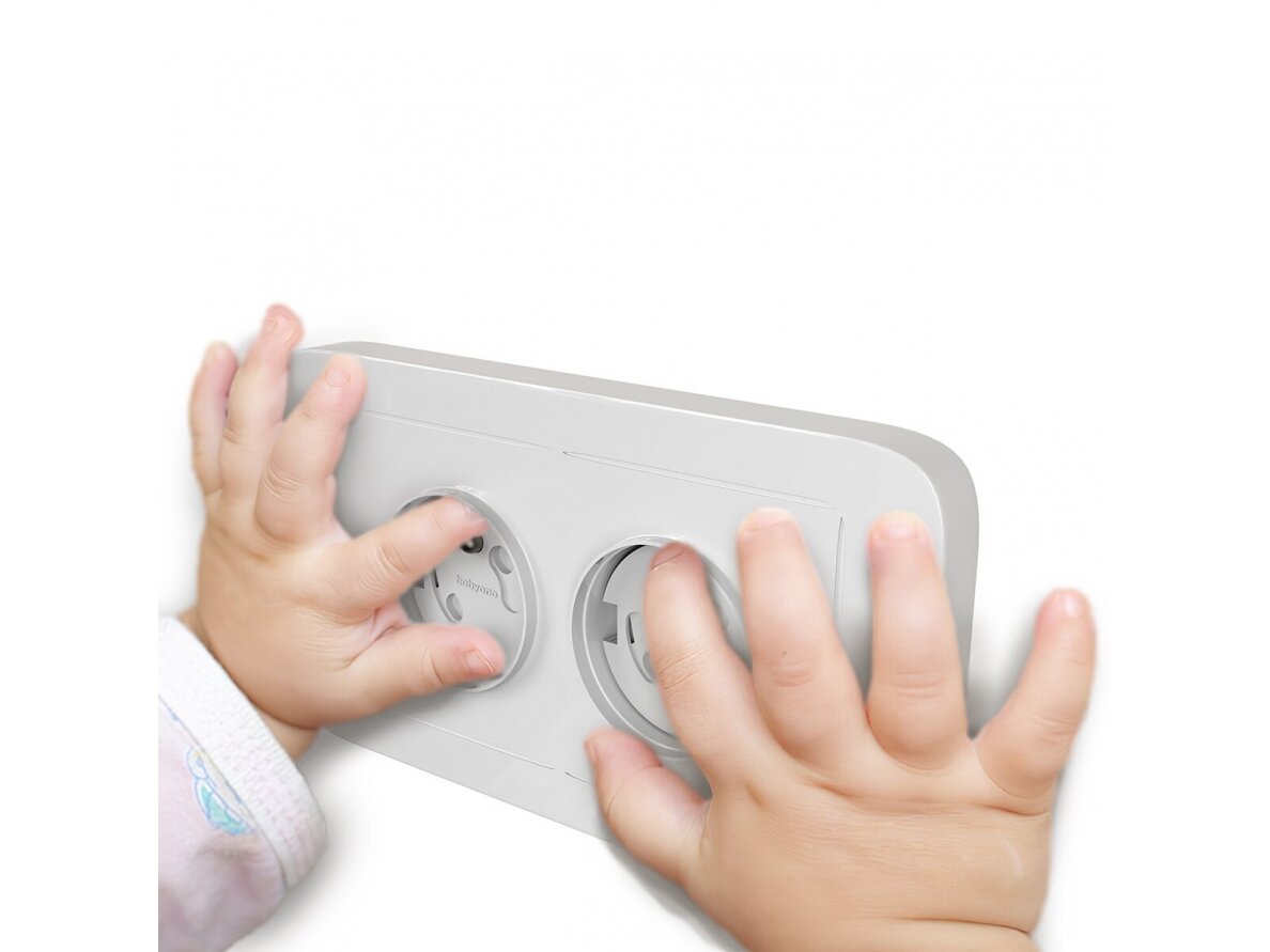 BabyOno electrical outlet safety cover rotating cover system 10 pcs 962/10 6
