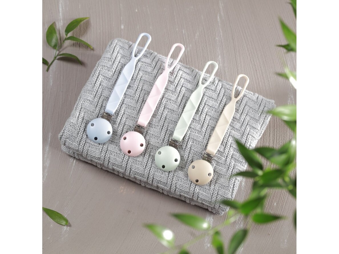 Babyono soother holder silicone green1469/04 2 Babyono soother holder silicone green1469/04 2