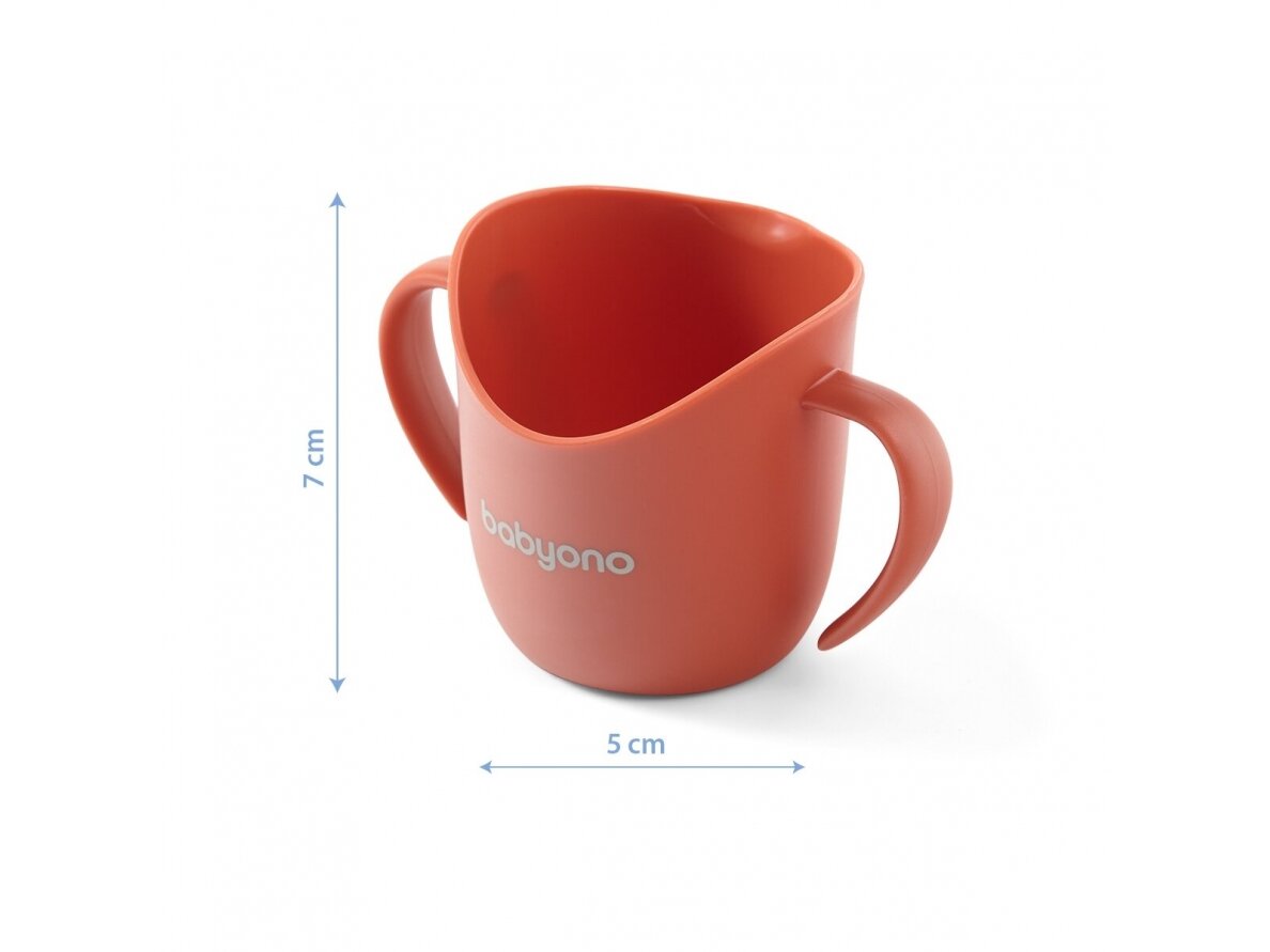 Ergonomic training cup FLOW, pink 2
