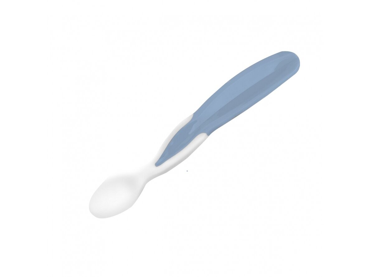 Two-chamber baby bowl with spoon 1067/01, blue 4